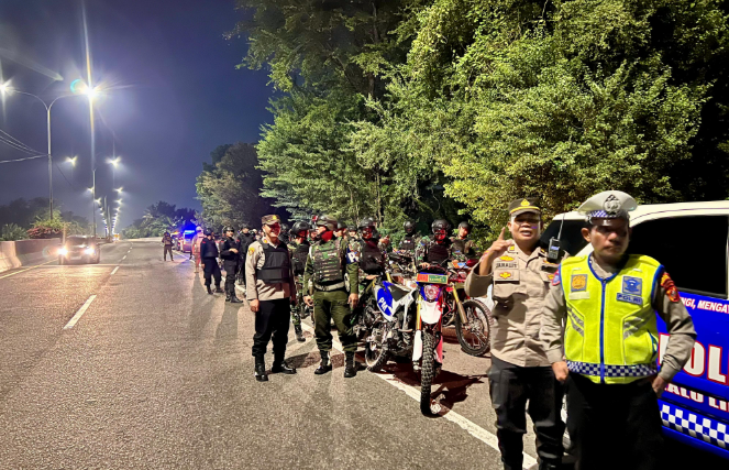 Polres Pelabuhan Belawan Tingkatkan Patroli di Jalur Tol Belawan Cegah Premanisme dan Gangguan Kamti